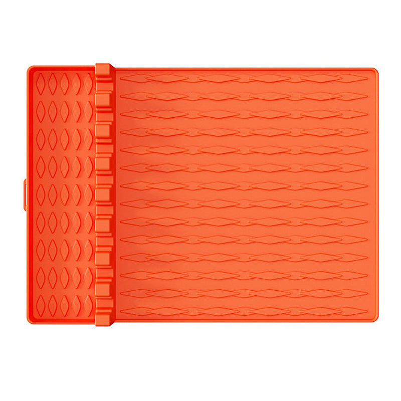 Camping BBQ Tools Silicone Mat Barbecue Grill Utensil Holder Mat Camping BBQ Tools Silicone Mat Barbecue Grill Utensil Holder Mat